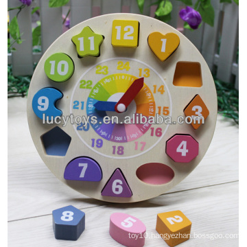 wooden toys clock